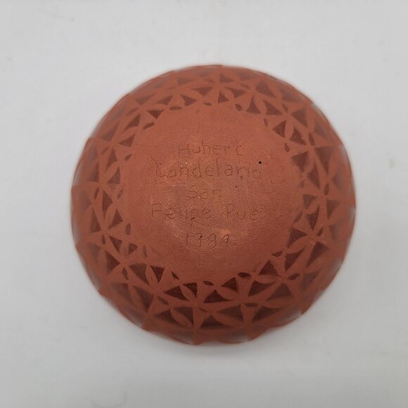 Hubert Candelario San Felipe Pueblo Pottery Pot 1989 - Picture 3 of 5